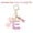 E, variant on Uxcell Alphabet Initial Letter Keychain, Resin Cute Keychains with Tassel Butterfly Letter Pendant Charm B