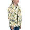 thumbnail image 5 of Naloa Fruit Pears Teenage Zipper Hoodie, Long Sleeve Zip Up Hoodies Casual Jackets Tops for 7-12 Years-Medium, 5 of 6