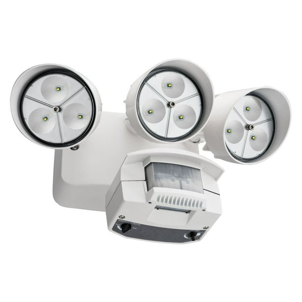 Lithonia Lighting OFLR 9LC 120 MO WH LED Outdoor Floodlight 3-Light