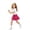 Hot Pink, variant on Girls Athletic Pleated Skort with Liner & Pockets, High Waist Mini Skirt for Tennis Running Dance Back to School White 7-8 Years