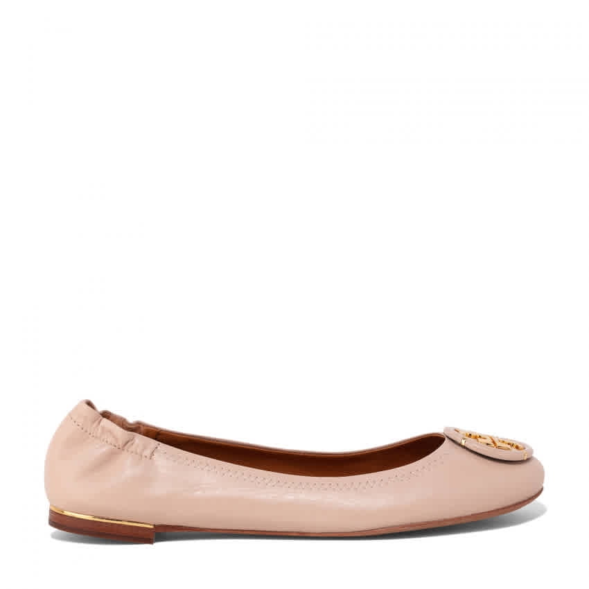 Tory Burch Ladies Shell Pink Multi-Logo Ballet Flats, Size 5 Tory Burch Ladies Shell Pink Multi-Logo Ballet Flats, Size 5