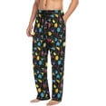 thumbnail image 4 of HPINK-T Cocktails Men's Pajama Pants Pjs Bottoms with Pockets Sleep Lounge Pants for Men, 4 of 13
