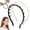 black+Light Gray, variant on 2pcs Silicone Comb Headbands for Women Non Slip, No Headache Soft Headband with Teeth, Workout Yoga Headbands for Gym, Running, Washing Face, Makeup, Daily Use (2, Pink+Orange)