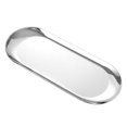 thumbnail image 3 of Abbracc Stainless Steel Dessert Appetizer Plates Stackable Tableware Serving Plate Salad L, 3 of 9