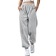 thumbnail image 1 of Gibobby Pantalones deportivos con forro polar para mujer Pantalones de entrenamiento para mujer, pantalones largos sólidos, pantalones deportivos casuales sueltos(Gris,CH), 1 of 5