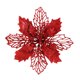 thumbnail image 1 of 10PCS / Set Christmas Poinsettia Glitter Flower Colgando Decoración del árbol de Navidad FleinngHoz JD700712263, 1 of 5
