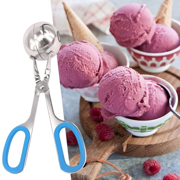 Kitchen Food Clips None Stick Meatball Maker With Detachable Anti Slip Handles Stainless Steel Meat Tongs Cake Ice Tongs,Blue Kitchen Food Clips