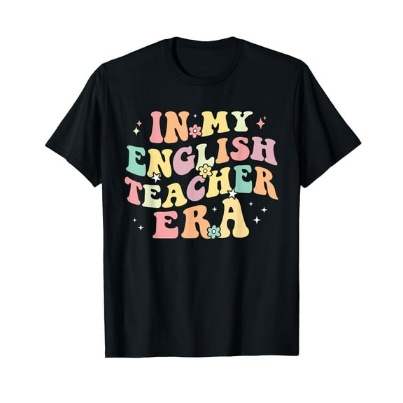 In My English Teacher Era Retro Back To School Literature T-Shirt