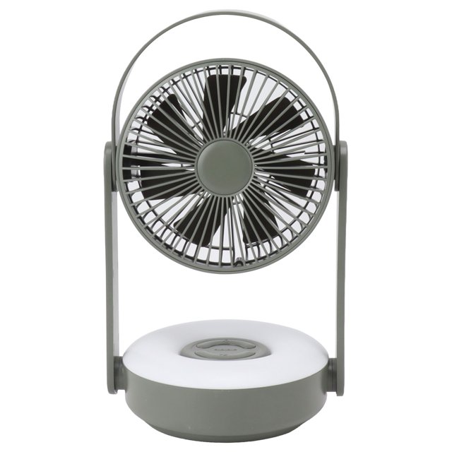 Ventilateur de Table à Lumière LED Petit Ventilateur 10000mAh Mural USB 110° Oscillation Automatique Télécommande Lampe de Nuit Ventilateur de Bureau Vert