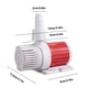 thumbnail image 3 of onlyliua ¡ Liquidación de Ofertas de Hoy! Bomba de Agua Sumergible Portátil, Frecuencia Variable Cc, 12 V, Bomba Sumergible Grande, Bomba de Agua para Pecera de Gran Altura, Bomba con Silencioso, 3 of 7