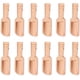 thumbnail image 3 of 12 Uds. Cucharas pequeñas de madera para sal, cucharas para especias de madera maciza, cucharaditas de miel hechas a mano, especias, azúcar, café, té, mermelada, mostaza, helado, leche, 3 of 6
