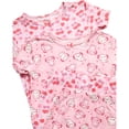 thumbnail image 3 of Sweet & Sassy Girls Pajama Set Super Soft Sleep Shirt and Pajama Pants Scrunchie 4 Piece, 3 of 7