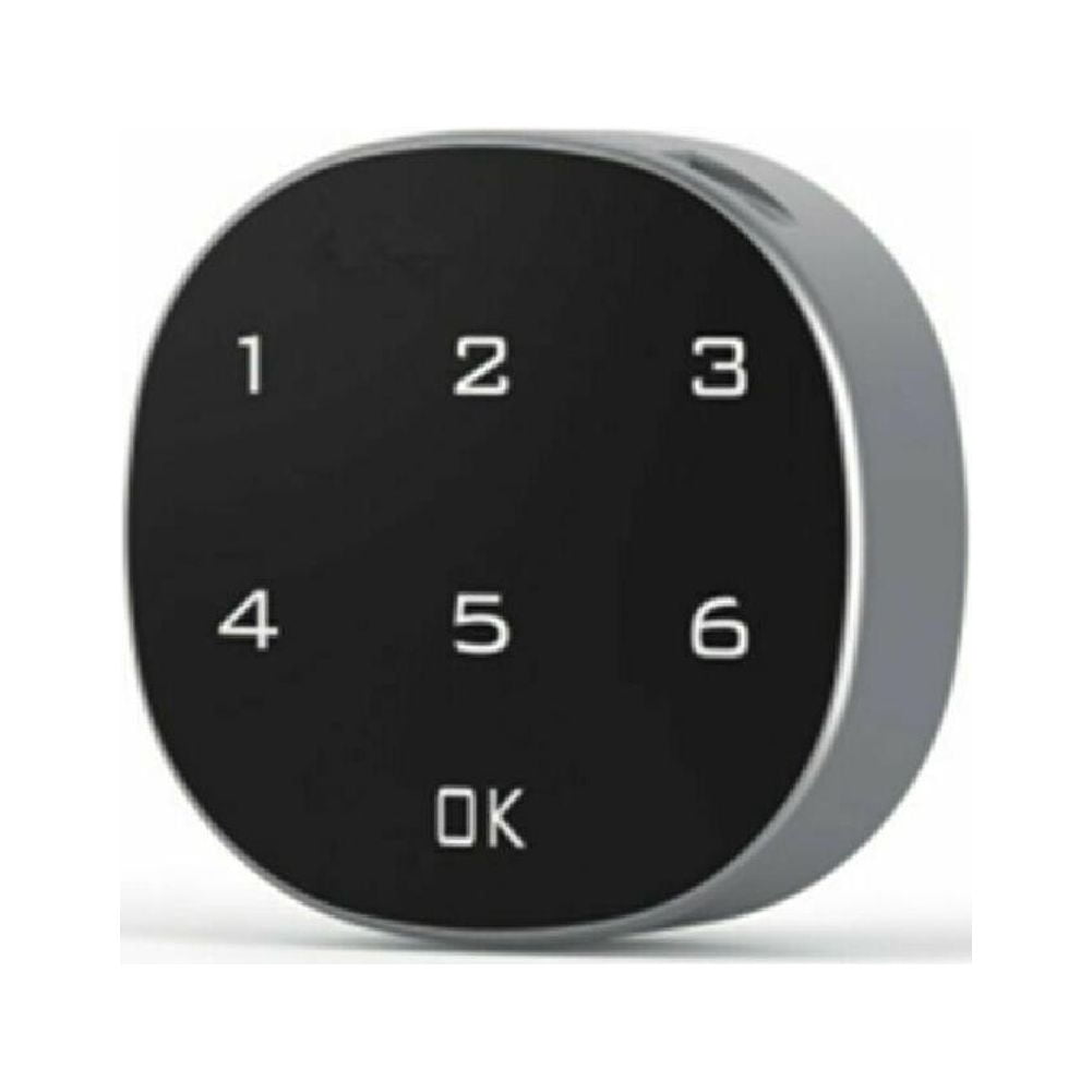 1* Electronic Password Lock, 57.5*57.5mm ouch Screen Digital Password Security Lock Wood Cabinet Keypad Drawer Office Electronic Lock With Lock Buckle& Mounting Screw