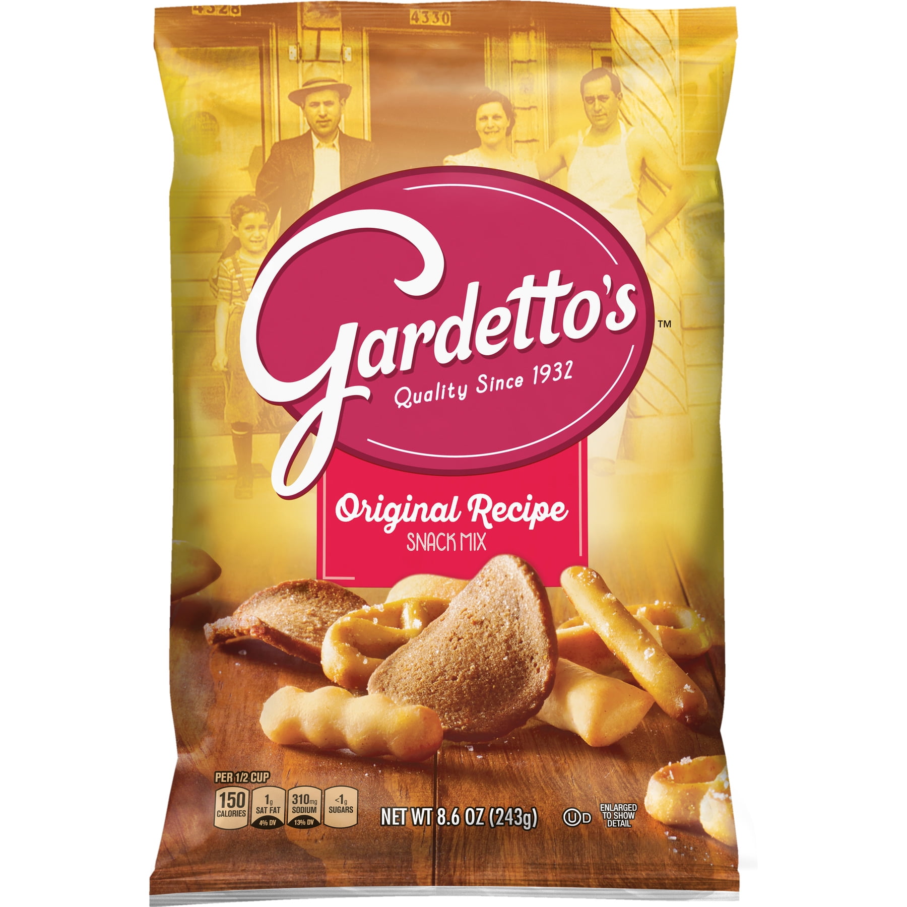 Gardetto's Original Recipe Snack Mix, 8.6 oz Bag