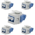 thumbnail image 3 of 4X LC Fiber Optic Adapter LC to LC Duplex Multimode 10GB F/F Coupler for Wall Plates, Patch Panels, 3 of 7