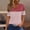 Wine, variant on T-Shirts For Women Sevevn Women's Fashion Printed Short Sleeves Blouse V-Neck Casual Womens Summer Tops