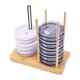 thumbnail image 1 of Organizador de tapas, organizador de tapas de vasos ajustable, soporte para tapas de botellas de agua, admite hasta 20 tapas, organizador de tapas de botellas de agua, 1 of 7