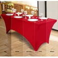 thumbnail image 4 of Mantel Utopia Kitchen Spandex, paquete de 2 unidades [1,2 x 0,9 x 0,9 m, rojo], 4 of 9