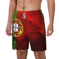 thumbnail image 5 of Mens Swim Trunks Portugal Portuguese Flag Quick Dry Board Shorts with Compression Liner, 5 of 6