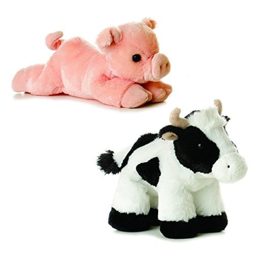 Stuffed Animal Toy 8 Inches Mini Moo Cow Flopsie Plush Soft Figures New 