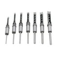 thumbnail image 4 of Juego de 7 brocas cuadradas para carpintería de 1/4", 5/16", 3/8", 2/5", 1/2", 9/16" y 5/8" HSS., 4 of 14