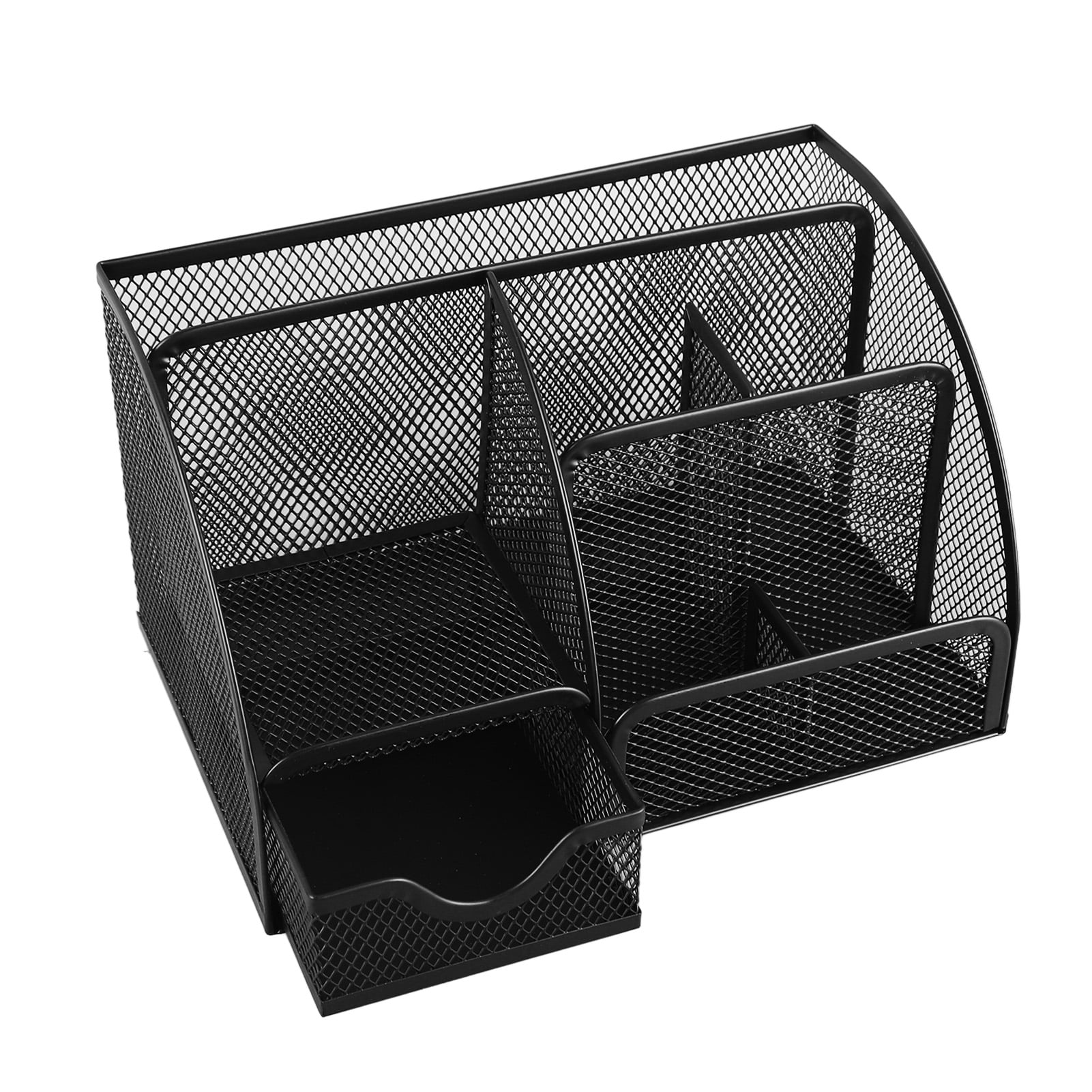 7 Compartments Desktop Pen Holder, Mesh Office Desktop Multifunctional