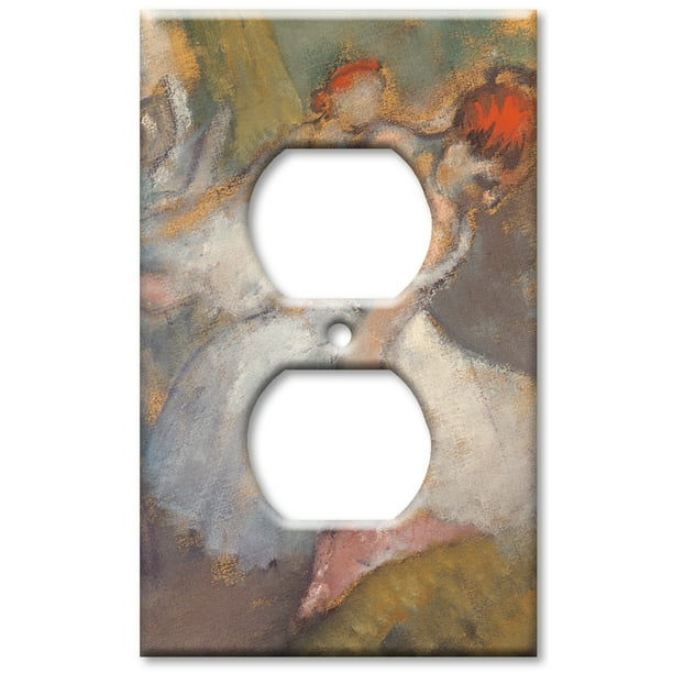 Art Plates Brand Outlet Cover Wall Plate Degas Ballet Dancers Walmart Com Walmart Com