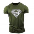 thumbnail image 1 of Superman Vascular Gym Training Top Short Sleeve T-shirt, 1 of 2