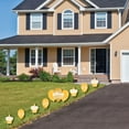 thumbnail image 2 of Big Dot of Happiness Golden Birthday - Yard Sign and Outdoor Lawn Decorations - Happy Birthday Party Yard Signs - Set of 8, 2 of 8