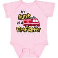 thumbnail image 3 of Inktastic My Aunt is a Firefighter with Fire Truck Boys or Girls Baby Bodysuit, 3 of 5