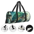 thumbnail image 5 of Fotbe Watercolor Turtle1 Pattern Foldable Sports Gym Bag with Wet Dry Pocket, Ultralight Travel Bag, Large Capacity Duffel Bag, Splash Proof Carry on Bag, Overnight Bag, Weekender Bag, 5 of 8