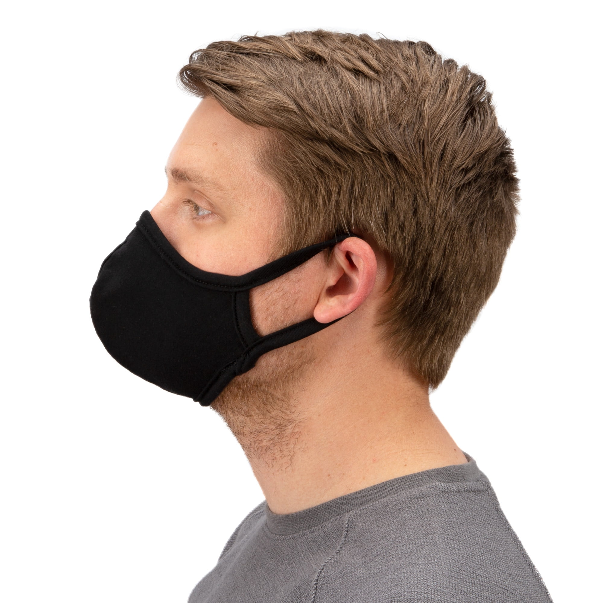 212 Performance CFME05000PK Washable Cotton Particulate Filtering Fabric Face Mask with Elastic Ear Straps, Bulk 50-Pack