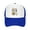 Blue, variant on Floral Cat Unisex Trucker Hats for Men Women Adjustable Casual Baseball Caps for Outdoor Activities Dad Cap
