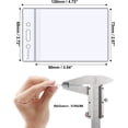 thumbnail image 2 of 100 pcs waterproof plastic name badge holders, 120 x 73 mm, 2 of 6