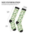 thumbnail image 2 of Lsque Tulips Flowers Pattern Sport Compression Socks for Men & Women 15-20 mmHg Knee High Nurse Pregnant Running Medical and Travel Athletic, 2 of 6