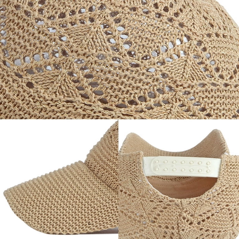 Knit Mesh Baseball Cap for Women Summer Yarn Trucker Hats  display picture 1