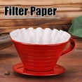 thumbnail image 3 of Coffee Filters Small Coffee Paper Filters, 50Pcs Cake Cup Shaped Wavy Disposable Coffee Filter Paper Replacement for Coffee Making, 3 of 9