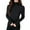 Black, variant on Women's Soft Turtleneck Top Mock Neck Long Sleeve Knit Shirt Stretch Base Layer Thermal Underwear Warn for Fall Winter, Gray