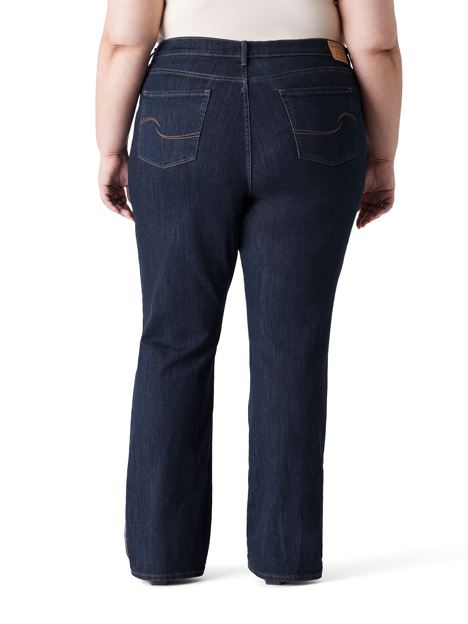 Levi Strauss Signature Women's and Women's Plus Mid Rise Slimming Bootcut Jeans, Sizes 2-26