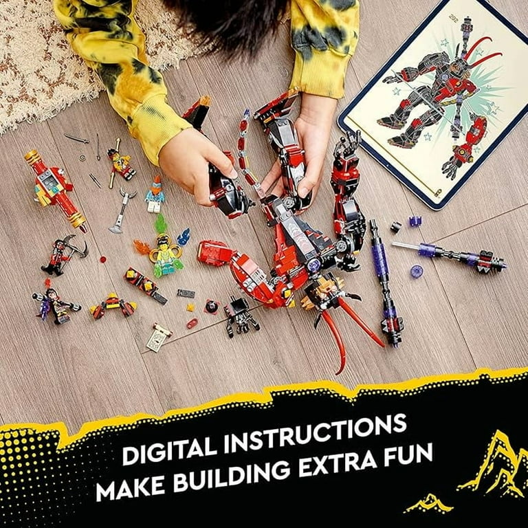 LEGO Monkie Kid 80033 Evil Macaque's Mech - Walmart.com