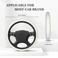 thumbnail image 5 of Fotbe Leopard Print Steering Wheel Cover Universal 15 in Car Accessories for Men Women,Steering Wheel Protector Comfortable Protective Case for SUV Sedan Decor, 5 of 8
