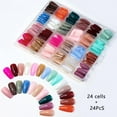 thumbnail image 1 of Fiudx Uñas Postizas Medianas, 24 Puntas Transparentes, 12 Tamaños para Un Ajuste Perfecto, Diseño Fino y Cómodo, Ideal para Fiestas, Aniversarios y Bodas, Regalo Ideal para Mujeres y Niñas., 1 of 5