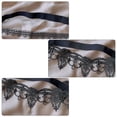 thumbnail image 4 of 2pcs New Bridal Lace Stockings Rhinestone Pendant Western Wedding Garter, 4 of 7