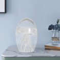 thumbnail image 3 of Sea Animal Ornament Handmade Art Statue Elegant  Coastal Display Stand Figurine Ornament for Desk Home Desktop white, 3 of 7