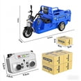 thumbnail image 4 of HWRETIE Remote Tricycle Model Light Sound Simulation Display Vehicle, 4 of 7