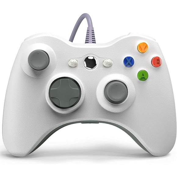Wired Controller for Xbox 360, YAEYE Game Controller for 360 with Dual-Vibration Turbo Compatible with Xbox 360/360 Slim and PC Windows 7,8,10,11