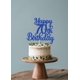 thumbnail image 5 of Cake Topper Decoburst Azul con Brillo Feliz 70 Cumpleaños, 5 of 5