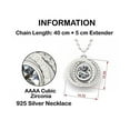 thumbnail image 3 of amangny Wife Gifts for Wife, I Married My Wife for her Beautiful, Inspirational Wife Double Crystal Circle Necklace, from Husband, Joke, Comedy, Funny Bone, Sense of Humor, Wit, Laugh, 3 of 6