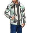 thumbnail image 2 of Honeii Cute Raccoon Print Hoodies for Men, Pullover & Full Zip, Breathable Zip up Hoodie, Sweatshirt-Small, 2 of 5