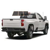 MotoShield Pro Premium Professional 2mil Precut Ceramic Window Tint Film for 2014-2019 Chevrolet Silverado 2500 Standard Cab — (3pc Rear Windshield 15%) + Lifetime Warranty